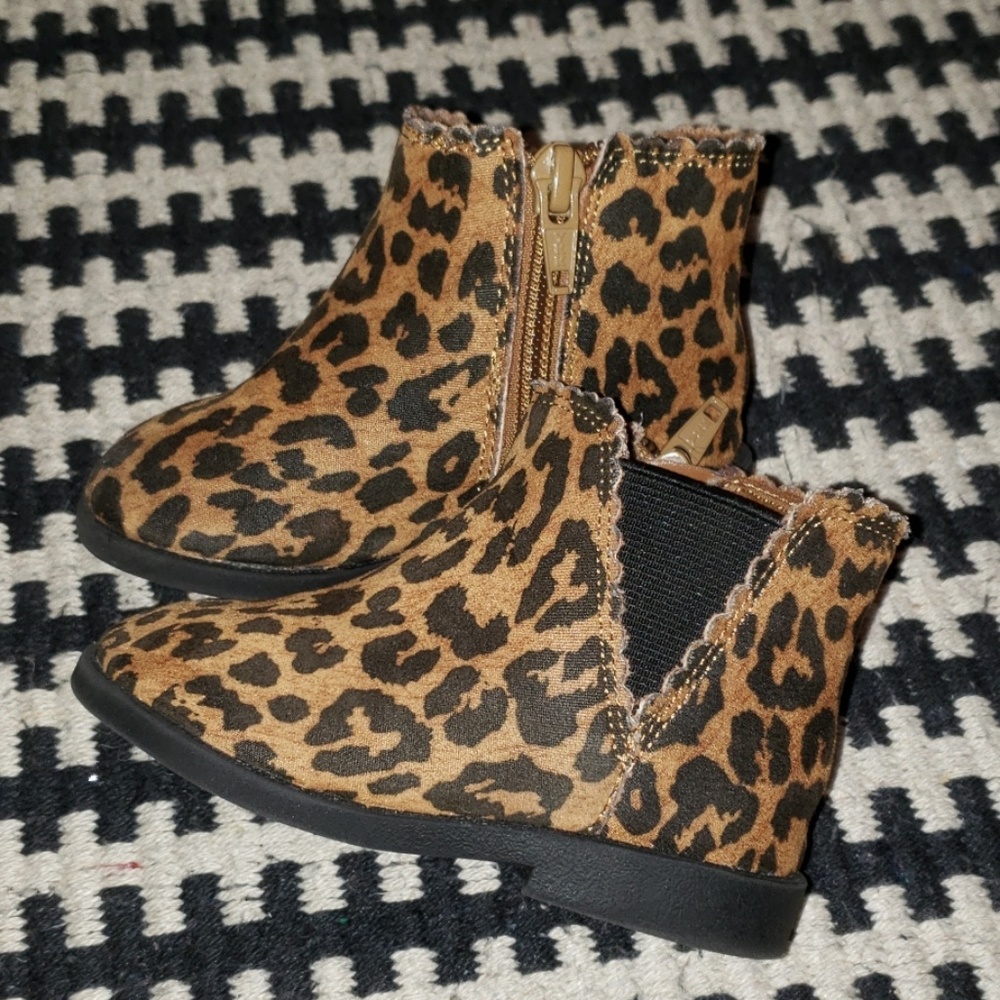 Leopard Print Quarter Boot
